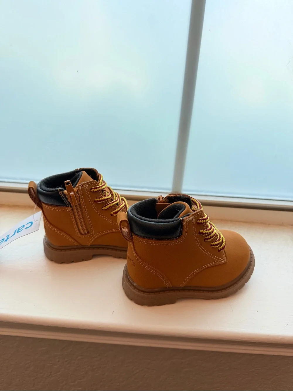 Carter's Brown/Tan Kids Lace-Up Boots